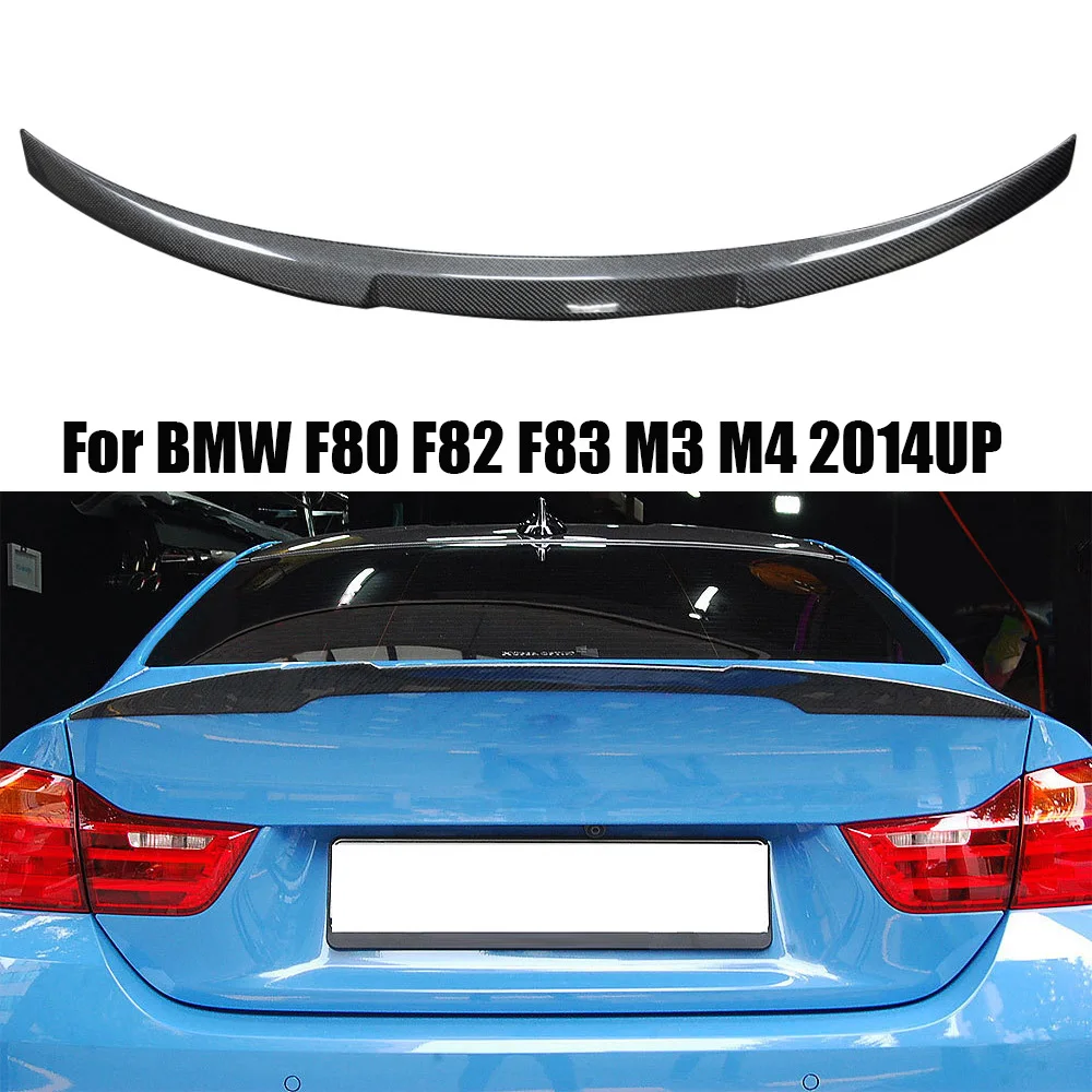 For BMW F80 F82 F83 M3 M4 2014UP Real Carbon Fiber Rear Trunk Spoiler Wing V Style Car Styling
For BMW F80 F82 F83 M3 M4 2014UP Real Carbon Fiber Rear Trunk Spoiler Wing V Style Car Styling