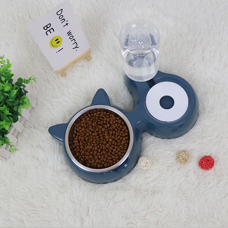 Pet Bowl Automatic Feeder Dog Cat Food Bowl with Water Dispenser Double Bowl Drinking Raised Stand Dish Bowls with Pet Supplies
Pet Bowl Automatic Feeder Dog Cat Food Bowl with Water Dispenser Double Bowl Drinking Raised Stand Dish Bowls with Pet Supplies