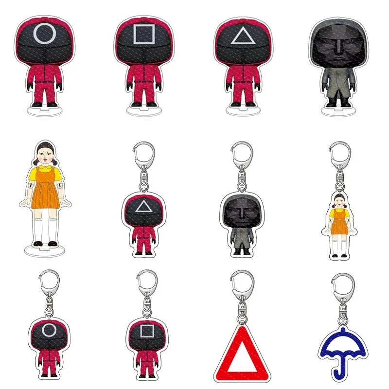 Multitype Optional Squid Game Acrylic Keychain Tool Man Puffy Candy Pendant Squid Car Ornaments Bags Pendants
Multitype Optional Squid Game Acrylic Keychain Tool Man Puffy Candy Pendant Squid Car Ornaments Bags Pendants