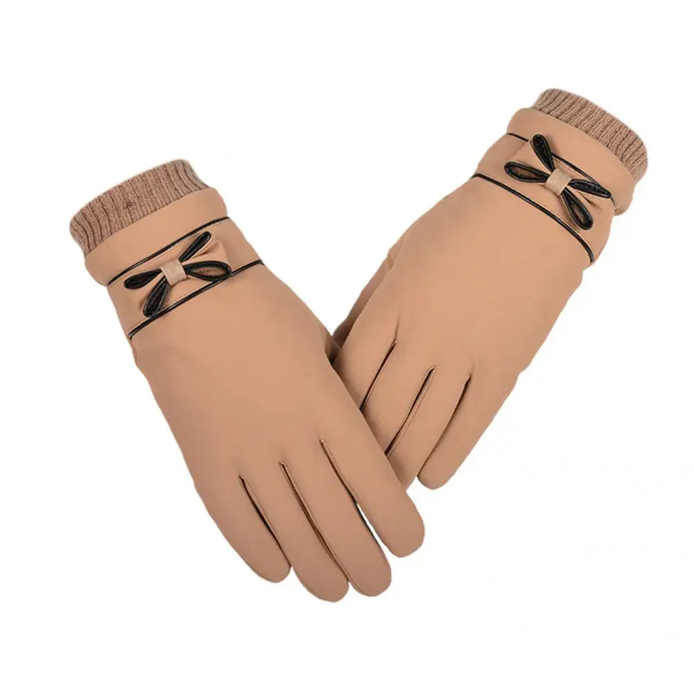 Great Women Gloves Thermal Bowknot Good-looking Outdoor Mittens Lady Mittens Women Gloves 1 Pair
Great Women Gloves Thermal Bowknot Good-looking Outdoor Mittens Lady Mittens Women Gloves 1 Pair