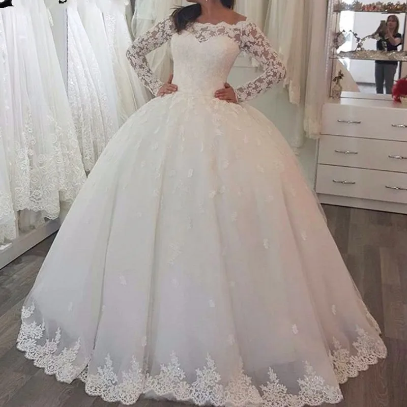 Саудовской Аравии свадебные Платья Vestidos De Noiva белая одежда с длинным рукавом свадебное платье халат de Mariage кружевное свадебное платье es с пу...
Саудовской Аравии свадебные Платья Vestidos De Noiva белая одежда с длинным рукавом свадебное платье халат de Mariage кружевное свадебное платье es с пу...