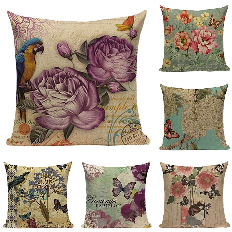 Модная Высококачественная хлопковая льняная декоративная подушка с растительными цветами и травой, подушка с цветочным принтом и бабочкам...
Модная Высококачественная хлопковая льняная декоративная подушка с растительными цветами и травой, подушка с цветочным принтом и бабочкам...