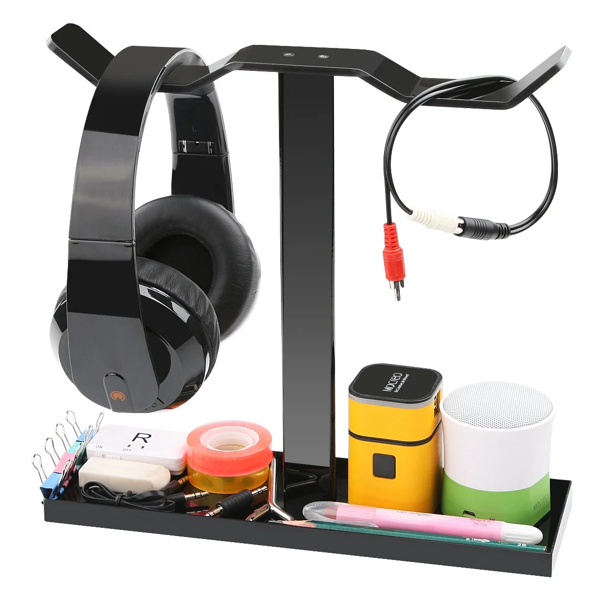 Extra Thick Acrylic Dual Balance Gaming Headphone Headset Desktop Stand Holder Mount Hanger
Extra Thick Acrylic Dual Balance Gaming Headphone Headset Desktop Stand Holder Mount Hanger