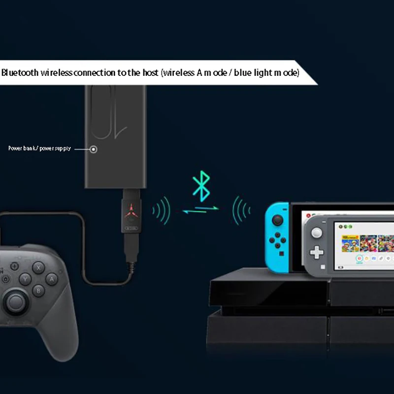 T100S for PS4 Adapter Is Suitable for PS4 Switch Elite 2 Wireless Handle Converter Peripheral Accessories
T100S for PS4 Adapter Is Suitable for PS4 Switch Elite 2 Wireless Handle Converter Peripheral Accessories