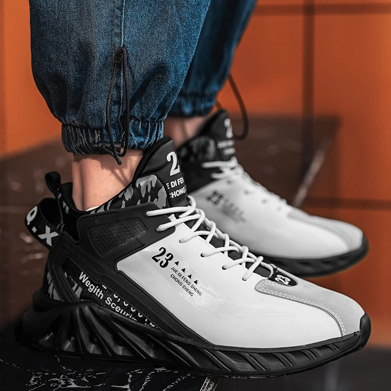 Spring and Autumn Men's 2021 High Top Explosion Trend All-match Breathable Sports Men's Shoes
Spring and Autumn Men's 2021 High Top Explosion Trend All-match Breathable Sports Men's Shoes