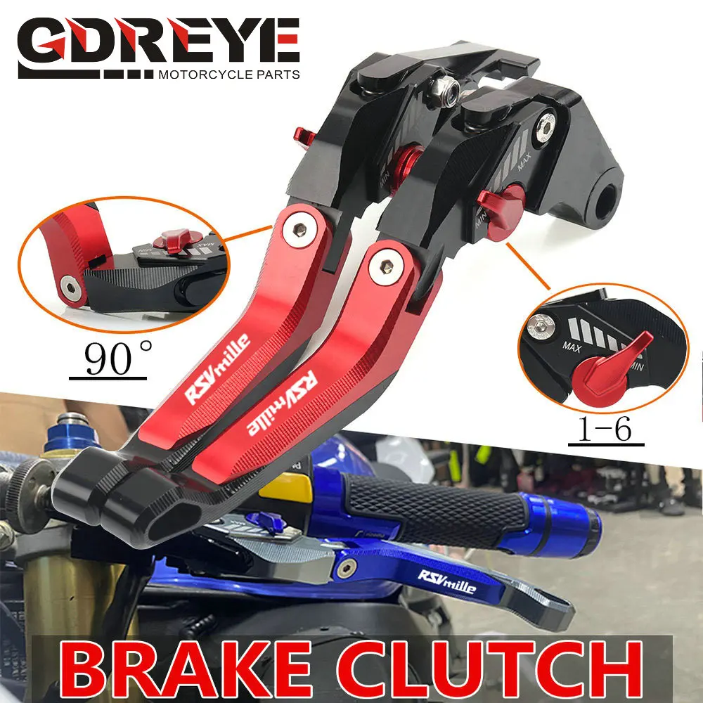 Motorcycle Adjustable For Aprilia RSV MILLE / R 1999 2000 2001 2002 2003 Folding Extendable Brake Clutch Levers Accessories
Motorcycle Adjustable For Aprilia RSV MILLE / R 1999 2000 2001 2002 2003 Folding Extendable Brake Clutch Levers Accessories