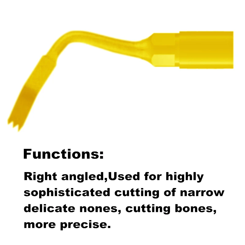 1PCS US6R Right Angle Dental Bone Surgery Tip Ultrasurgery Teeth Cosme For MECTRON And WOODPECKER Piezosurgery Equipments Tools
1PCS US6R Right Angle Dental Bone Surgery Tip Ultrasurgery Teeth Cosme For MECTRON And WOODPECKER Piezosurgery Equipments Tools