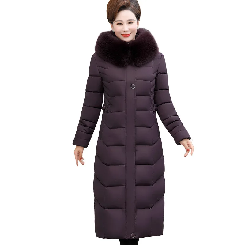 Parkas Middle-aged and Elderly Women's Coats Long Over The Knee Winter Jackets Female Down Cotton Padded Clothes Warm Overcoats
Parkas Middle-aged and Elderly Women's Coats Long Over The Knee Winter Jackets Female Down Cotton Padded Clothes Warm Overcoats