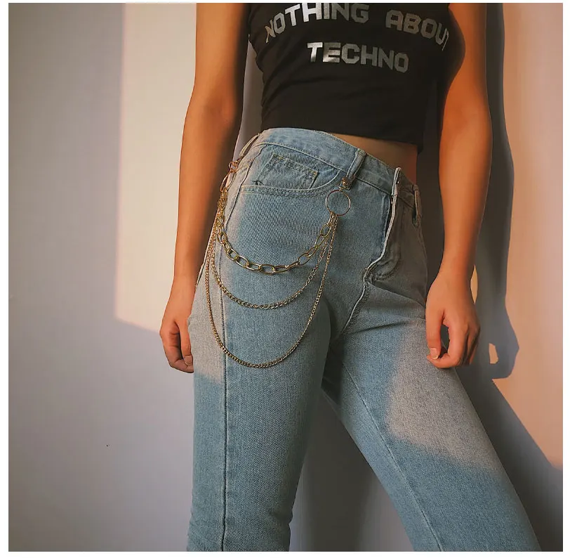 Women Punk Pant Chain belt Female Hip Hop tassel Trousers Silver gold Chain For Pants Woman Cool Metal Chains On Jeans 290
Women Punk Pant Chain belt Female Hip Hop tassel Trousers Silver gold Chain For Pants Woman Cool Metal Chains On Jeans 290