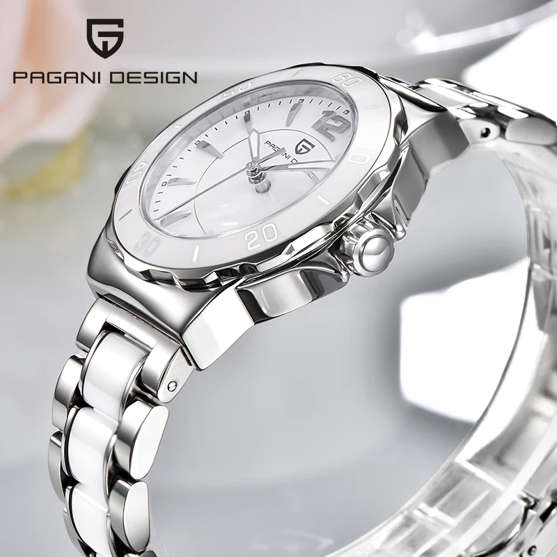 PAGANI DESIGN Brand Ladies Fashion Watch Woman Waterproof Ceramic Bracelet Casual Quartz Wristwatch Clock 2021 Relogio Feminino
PAGANI DESIGN Brand Ladies Fashion Watch Woman Waterproof Ceramic Bracelet Casual Quartz Wristwatch Clock 2021 Relogio Feminino