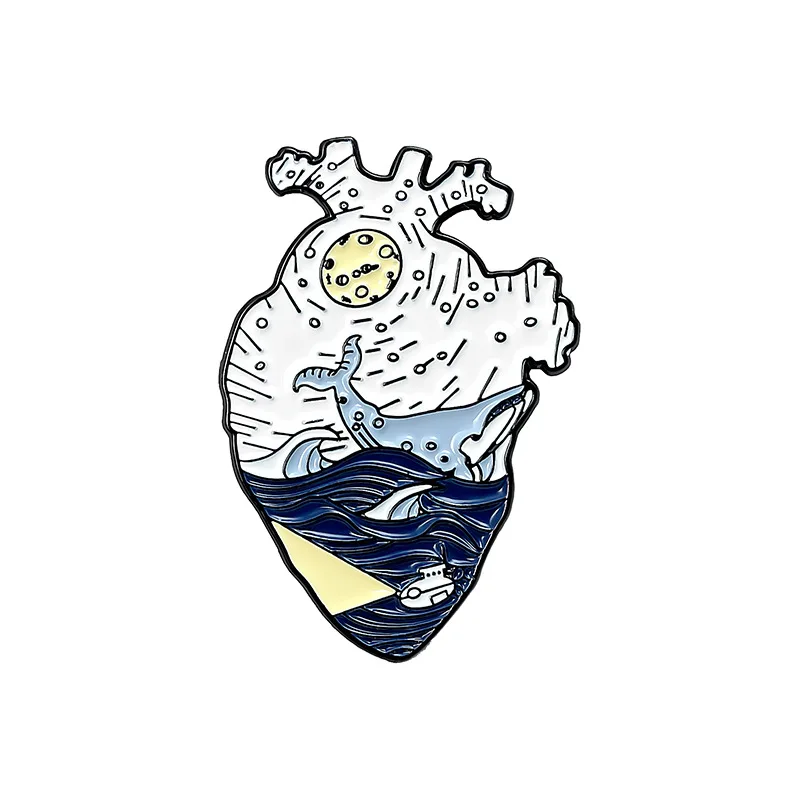 Creative whimsical heart shape series cartoon pins badge personality butterfly wave fashion DIY accessories badge brooch
Creative whimsical heart shape series cartoon pins badge personality butterfly wave fashion DIY accessories badge brooch