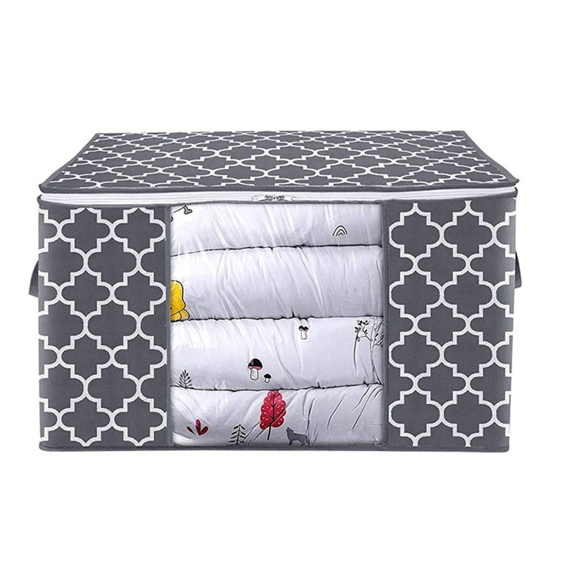 Non Woven Large Capacity Dirty Clothes Collecting Organizer Quilt Blankets Storage Bags with Clear Window 
Non Woven Large Capacity Dirty Clothes Collecting Organizer Quilt Blankets Storage Bags with Clear Window