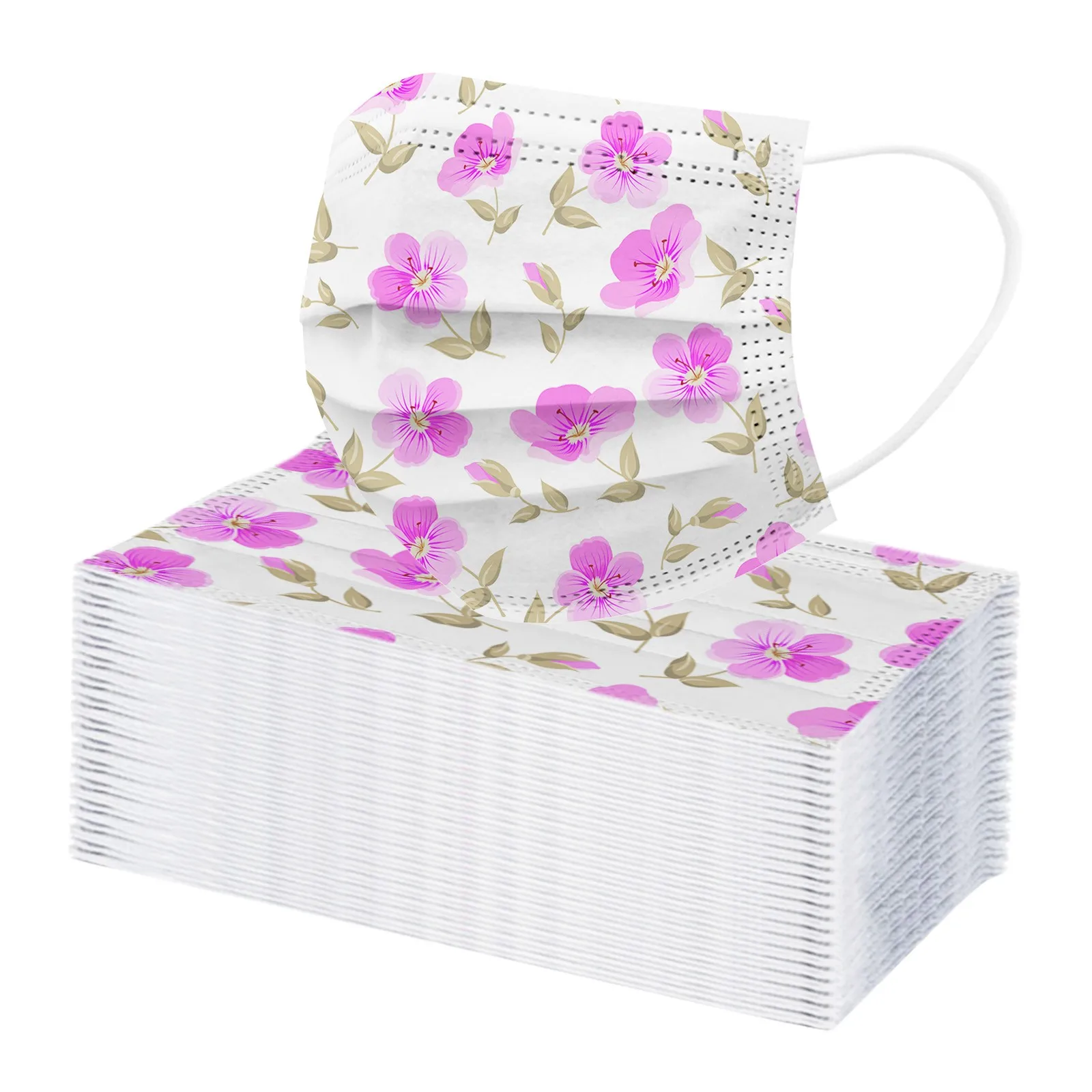 50-100pcs Mascarillas Flower Disposable Mask For Adult Face Cover Anti-pollution Protective Fabric 3 Layer Mask Mascarar
50-100pcs Mascarillas Flower Disposable Mask For Adult Face Cover Anti-pollution Protective Fabric 3 Layer Mask Mascarar