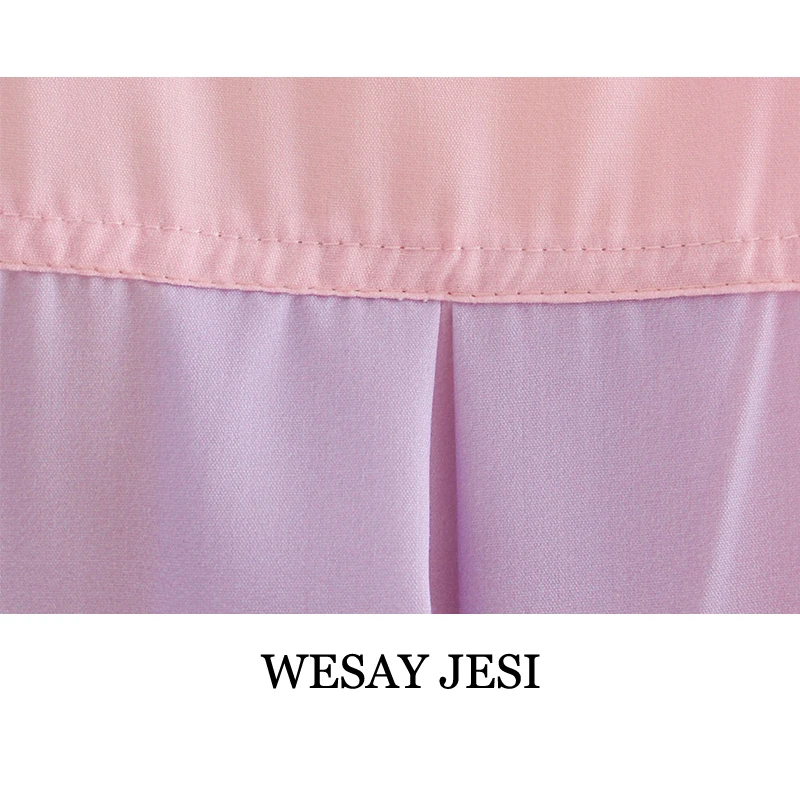 WESAY JESI Women's Clothing 2021 Blouses Color Blocking Large Size Shirt Long Sleeve Single Pocket Top Fashion Chic Casual Top
WESAY JESI Women's Clothing 2021 Blouses Color Blocking Large Size Shirt Long Sleeve Single Pocket Top Fashion Chic Casual Top