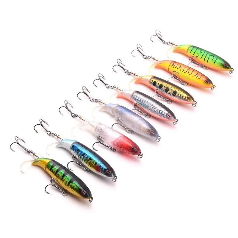 1pc Fishing Lure Artificial Baits 10cm Hard Plopper Fishing Soft Supplies Tail Rotating Tackle A1H4
1pc Fishing Lure Artificial Baits 10cm Hard Plopper Fishing Soft Supplies Tail Rotating Tackle A1H4