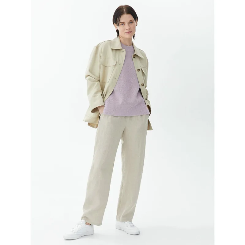 Summer 2021 New Purple Knitting Cotton O-Neck Sleeveless Loose Temperament Simplicity Casual Vest for Women Donsignet
Summer 2021 New Purple Knitting Cotton O-Neck Sleeveless Loose Temperament Simplicity Casual Vest for Women Donsignet
