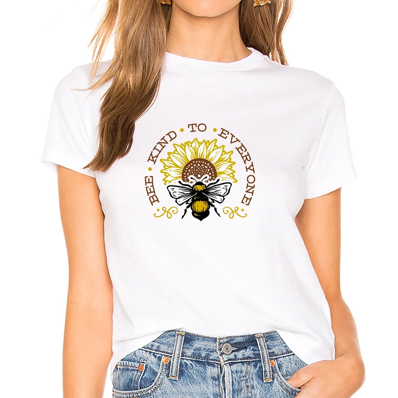 Women Tshirt Sunflower Bee King Print Flower Floral Clothes Lady Womens Tops Graphic Female Harajuku T-Shirt Tumblr T Shirt Tees
Women Tshirt Sunflower Bee King Print Flower Floral Clothes Lady Womens Tops Graphic Female Harajuku T-Shirt Tumblr T Shirt Tees