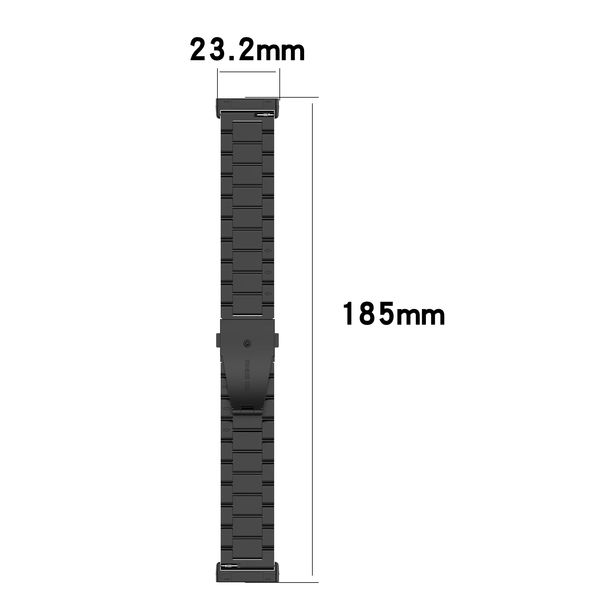 Металлический браслет из нержавеющей стали для Fitbit Versa 3 Смарт-часы с заменой