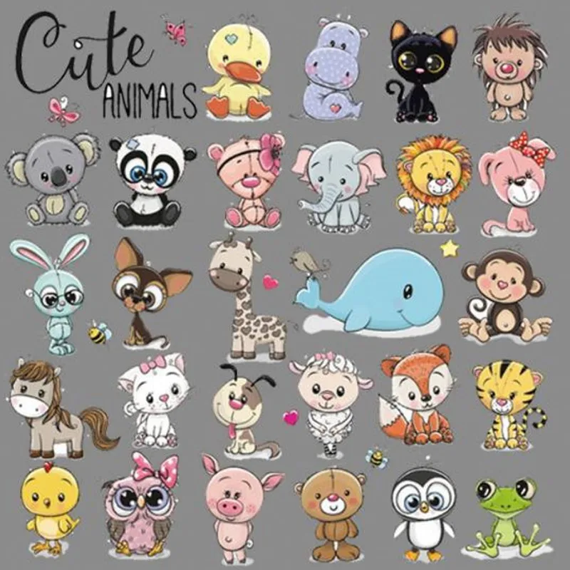 1 Set Cute Samll Animals Iron On Patches For DIY Heat Transfer Clothes T-Shirt Thermal Stickers Decoration Printing
1 Set Cute Samll Animals Iron On Patches For DIY Heat Transfer Clothes T-Shirt Thermal Stickers Decoration Printing