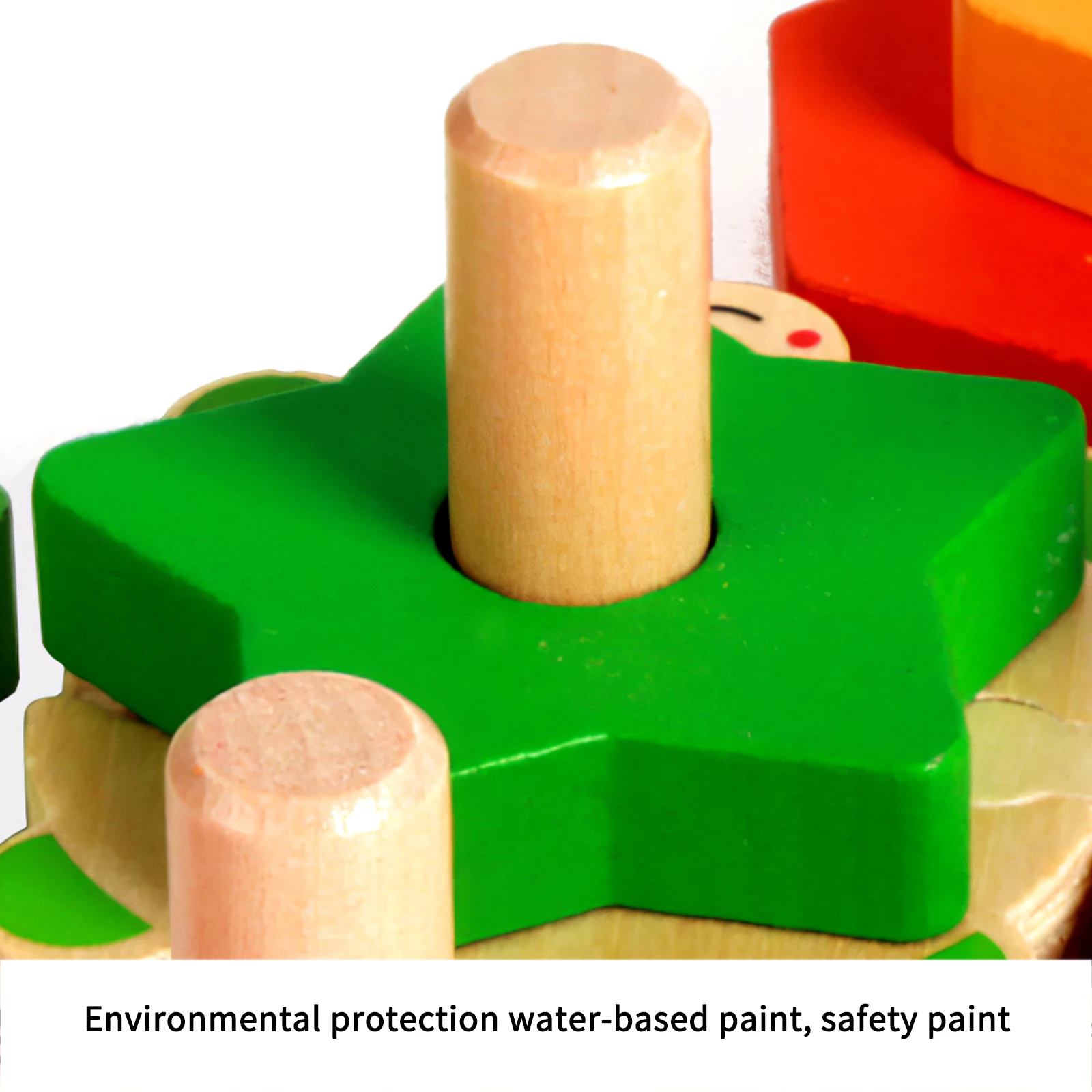 Wooden Stacking Toy Color Recognition Stacker Educational Toys Geometric Sleeve Column Learning Puzzles Parent-Child Interaction
Wooden Stacking Toy Color Recognition Stacker Educational Toys Geometric Sleeve Column Learning Puzzles Parent-Child Interaction