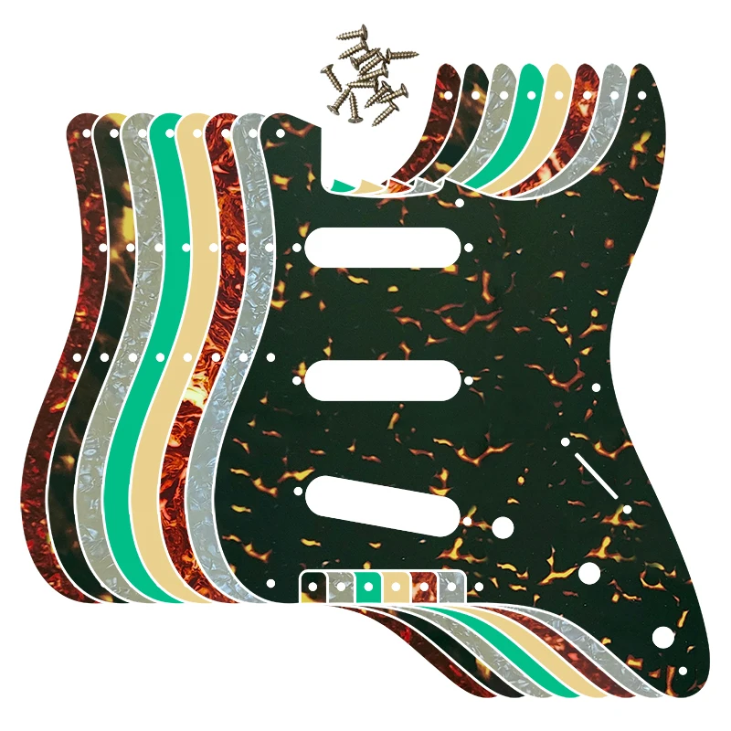 Pleroo Guitar Parts - For 57' 8 Screw Hole Standard St SSS Guitar Pickguard Scratch Plate Multi Color Choice Flame Pattern
Pleroo Guitar Parts - For 57' 8 Screw Hole Standard St SSS Guitar Pickguard Scratch Plate Multi Color Choice Flame Pattern