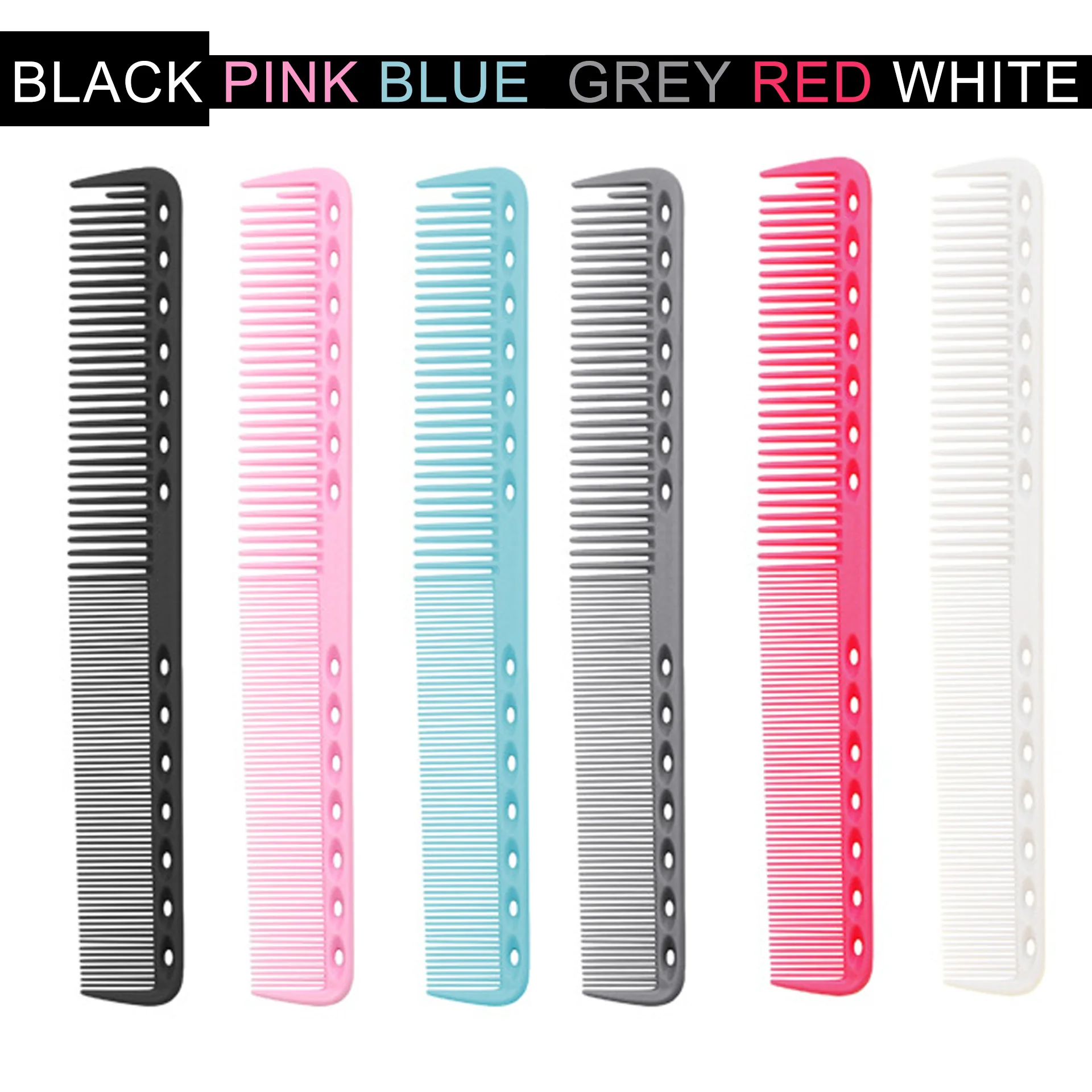 Hair Cutting Combs Colorful Barber Hair Combs For Women Men Plastic Fine Household hairdressing Detangler Hairstylist Combs
Hair Cutting Combs Colorful Barber Hair Combs For Women Men Plastic Fine Household hairdressing Detangler Hairstylist Combs
