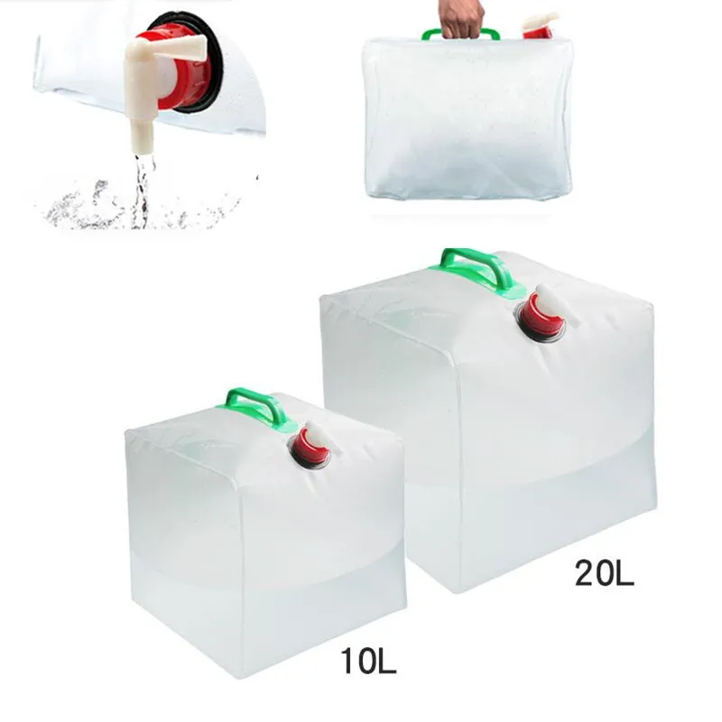 Складная сумка для воды большой емкости объем 10 л/20 л|Мешки воды| |