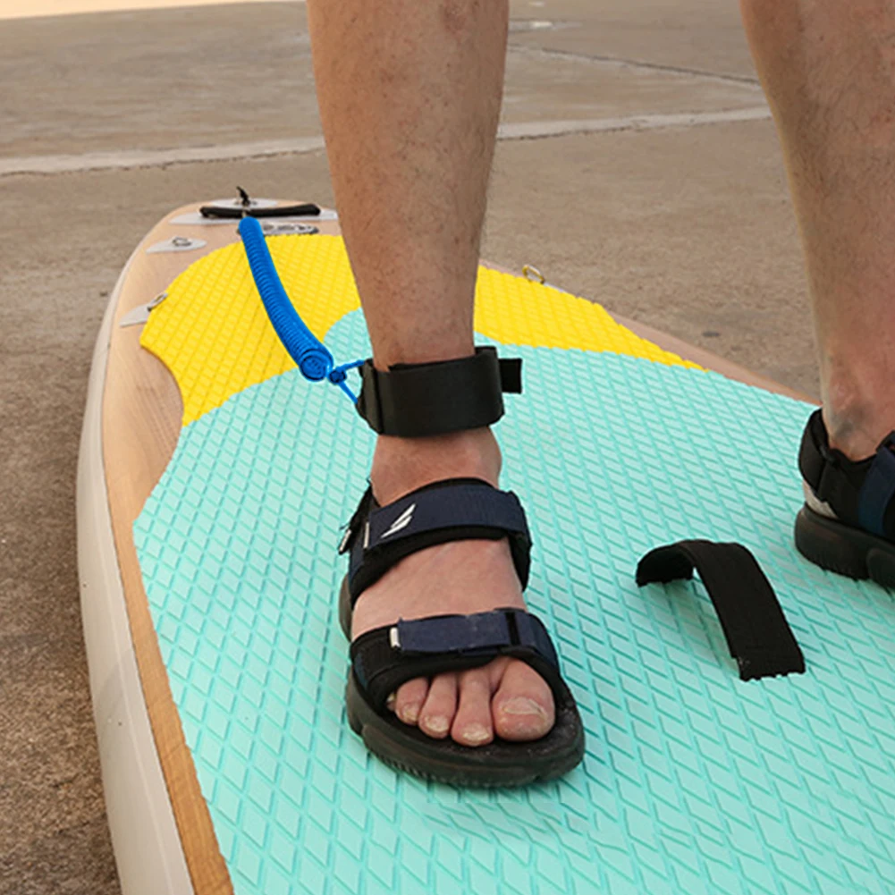 

Спиральный поводок, веревка для ног, 10 футов, доска для серфинга, доска для серфинга, портативная безопасная доска для серфинга, элементы пол...