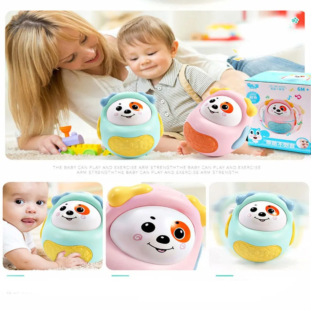 Small Cute Dog Rattles Nodding Baby Tumbler Doll Toy Rattle Puzzle Early Kids Educational Learning Toy Gifts for Toddler Infants
Small Cute Dog Rattles Nodding Baby Tumbler Doll Toy Rattle Puzzle Early Kids Educational Learning Toy Gifts for Toddler Infants