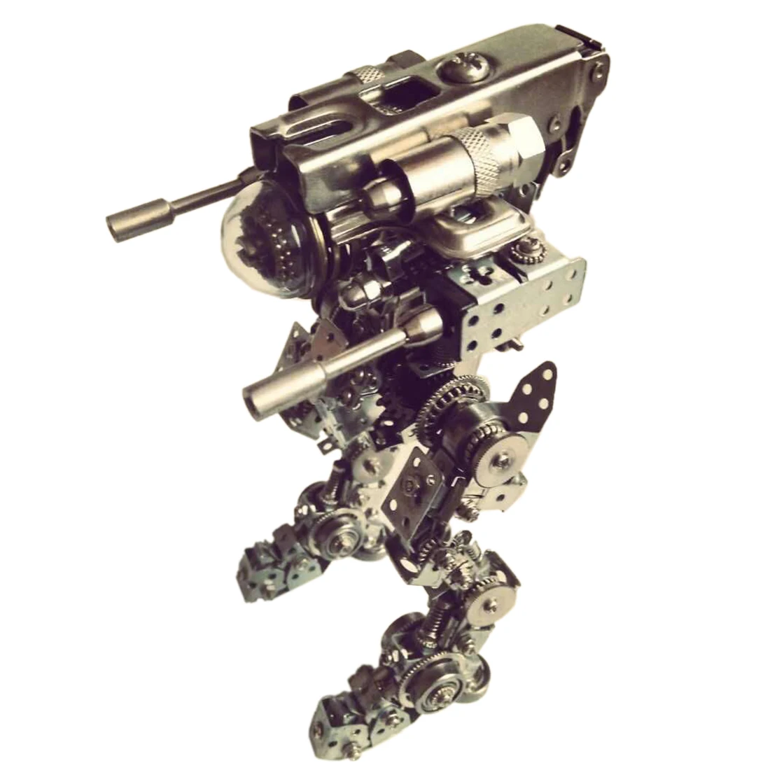 3D DIY Metal Robot Puzzle Toy Assembly Model Assembling Educational Toy Gift for Home Office Table Decor - Assembled Version
3D DIY Metal Robot Puzzle Toy Assembly Model Assembling Educational Toy Gift for Home Office Table Decor - Assembled Version
