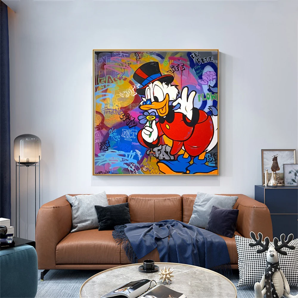 Anime Cartoon Mickey Mouse Donald Duck Poster Disney Watercolor Graffiti Pop Art Canvas Painting Print Wall Pictures Room Decor
Anime Cartoon Mickey Mouse Donald Duck Poster Disney Watercolor Graffiti Pop Art Canvas Painting Print Wall Pictures Room Decor