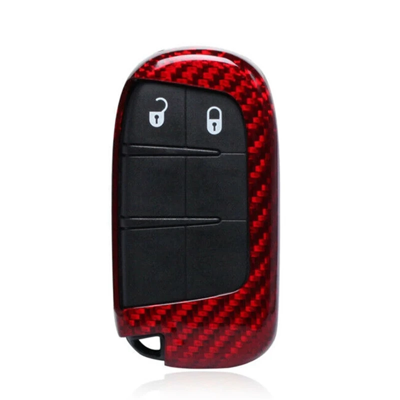 Red Carbon Fiber Key Fob Cover for Jeep Grand Cherokee Dodge Challenger SRT Hellcat SXT R/T GT Smart Car Remote Key
Red Carbon Fiber Key Fob Cover for Jeep Grand Cherokee Dodge Challenger SRT Hellcat SXT R/T GT Smart Car Remote Key