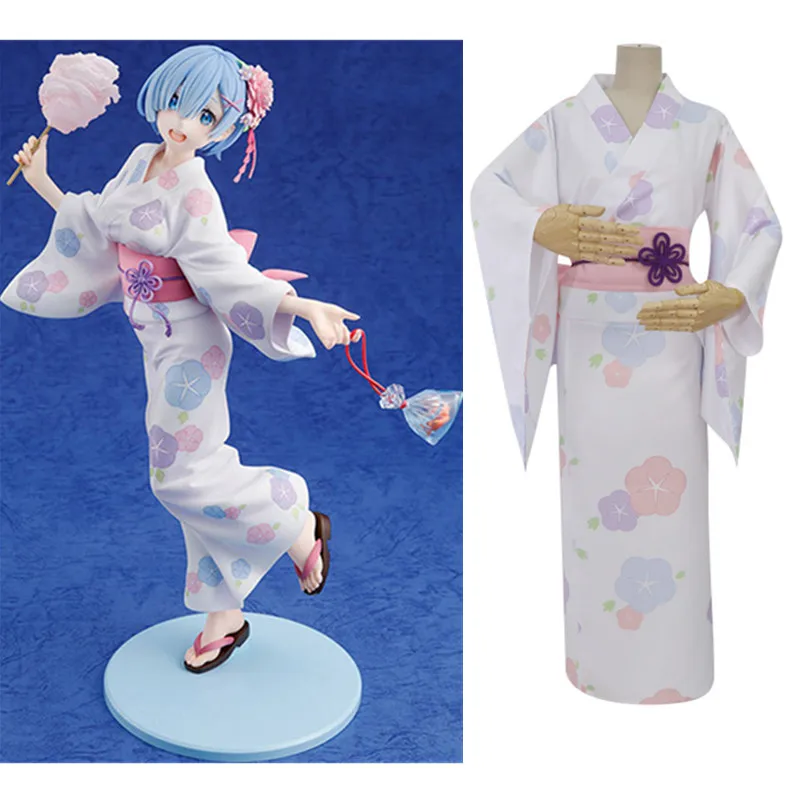 Rem Kimono Yukata Flower Festival Costume Lam Cosplay Female Suit From Scratch
Rem Kimono Yukata Flower Festival Costume Lam Cosplay Female Suit From Scratch