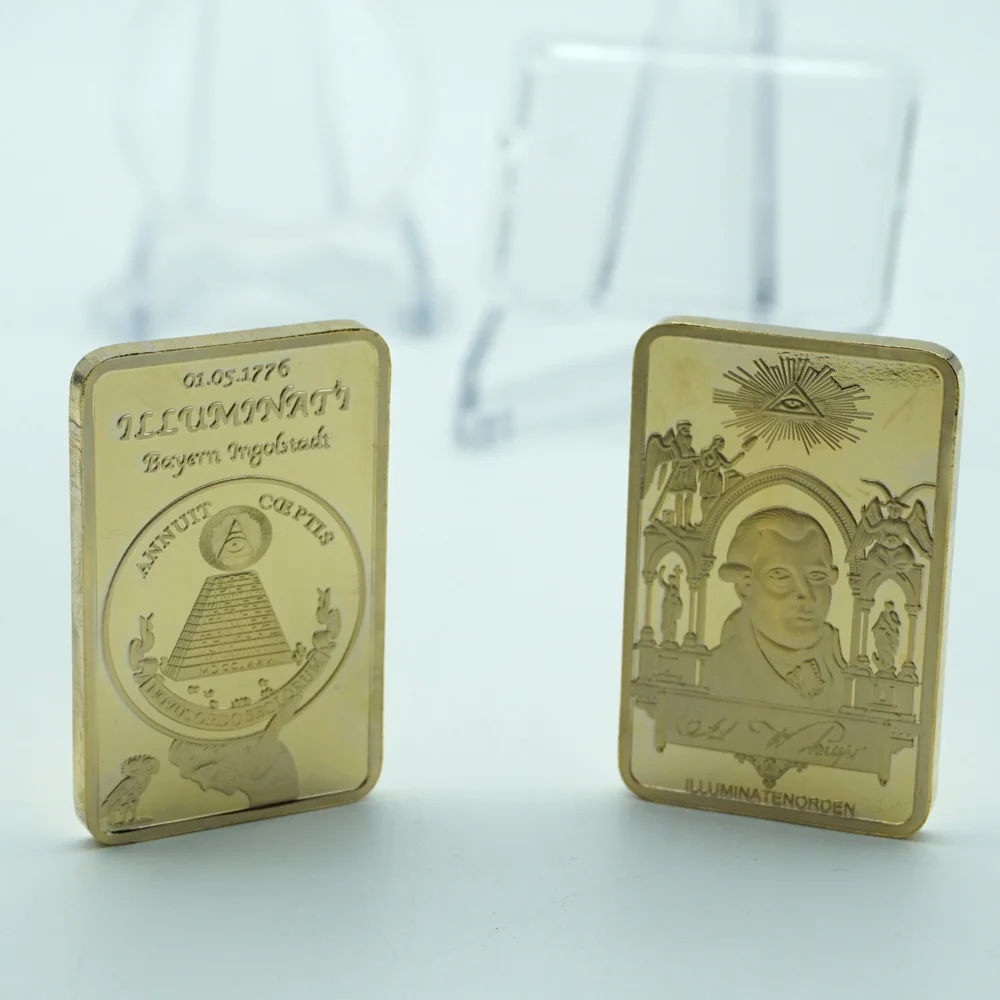 New Eye of the Masonic Commemorative Coin Collection Gift Souvenir Art Metal gold bullion bar
New Eye of the Masonic Commemorative Coin Collection Gift Souvenir Art Metal gold bullion bar