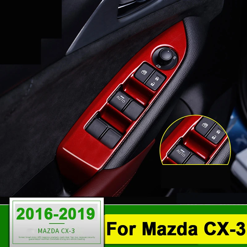 For Mazda CX3 CX-3 CX 3 2016 2017 2018 2019 Car Door Armrest Panel Window Switch Lift Buttons Covers Trim Decoration Accessories
For Mazda CX3 CX-3 CX 3 2016 2017 2018 2019 Car Door Armrest Panel Window Switch Lift Buttons Covers Trim Decoration Accessories