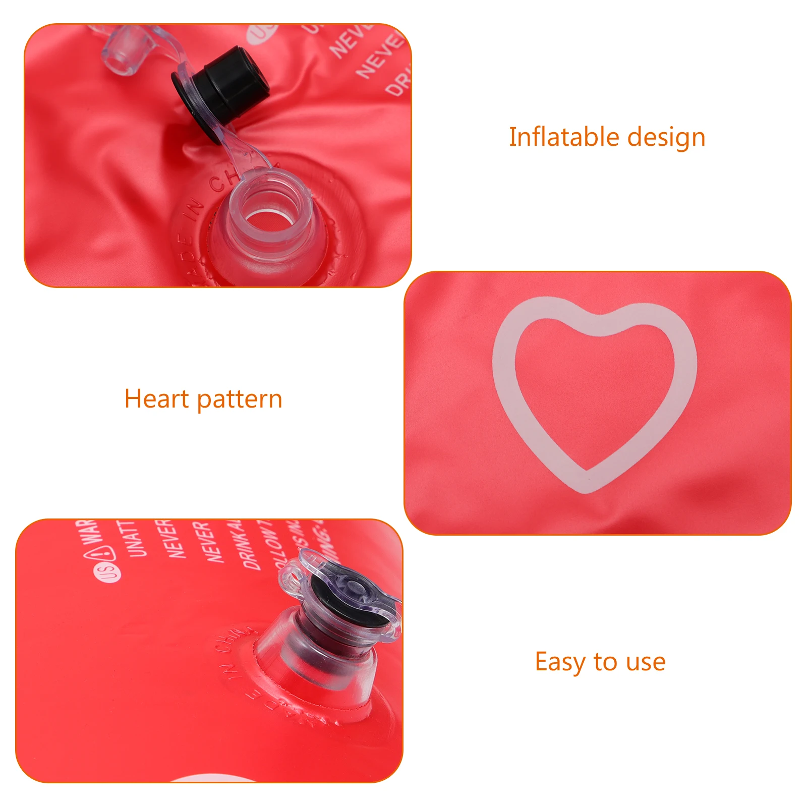 Creative Romantic Inflatable Swimming Ring Heart Shaped Swim Ring for Outdoor Pool Beach
Creative Romantic Inflatable Swimming Ring Heart Shaped Swim Ring for Outdoor Pool Beach