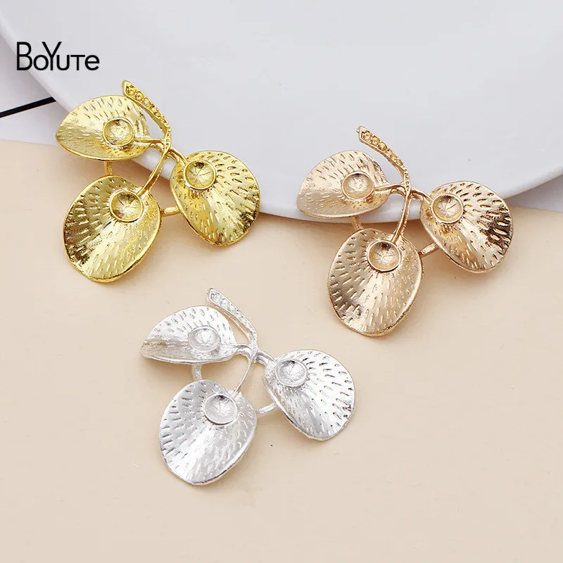 BoYuTe Wholesale 10Pcs Metal Alloy 36*39MM Leaf Hand Made Materials Diy Jewelry Findings Components
BoYuTe Wholesale 10Pcs Metal Alloy 36*39MM Leaf Hand Made Materials Diy Jewelry Findings Components