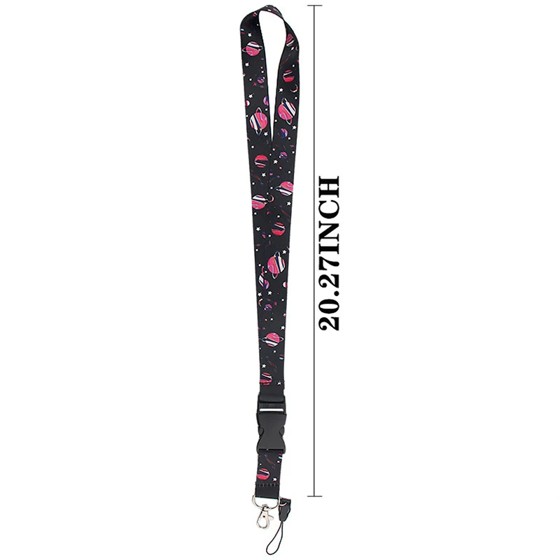Cute Black Universe Astronaut Lanyard Keychain ID Card Pass Gym Mobile Phone Hang Rope Decoration Webbing Straps Key Ring Holder
Cute Black Universe Astronaut Lanyard Keychain ID Card Pass Gym Mobile Phone Hang Rope Decoration Webbing Straps Key Ring Holder