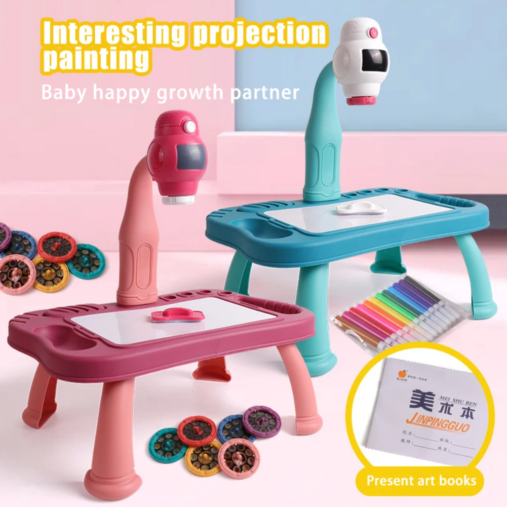 LED Projector Art Drawing Table Kid Painting Board Arts And Crafts Projection Educational Learning Toy Paint Tool Baby Toys Gift
LED Projector Art Drawing Table Kid Painting Board Arts And Crafts Projection Educational Learning Toy Paint Tool Baby Toys Gift