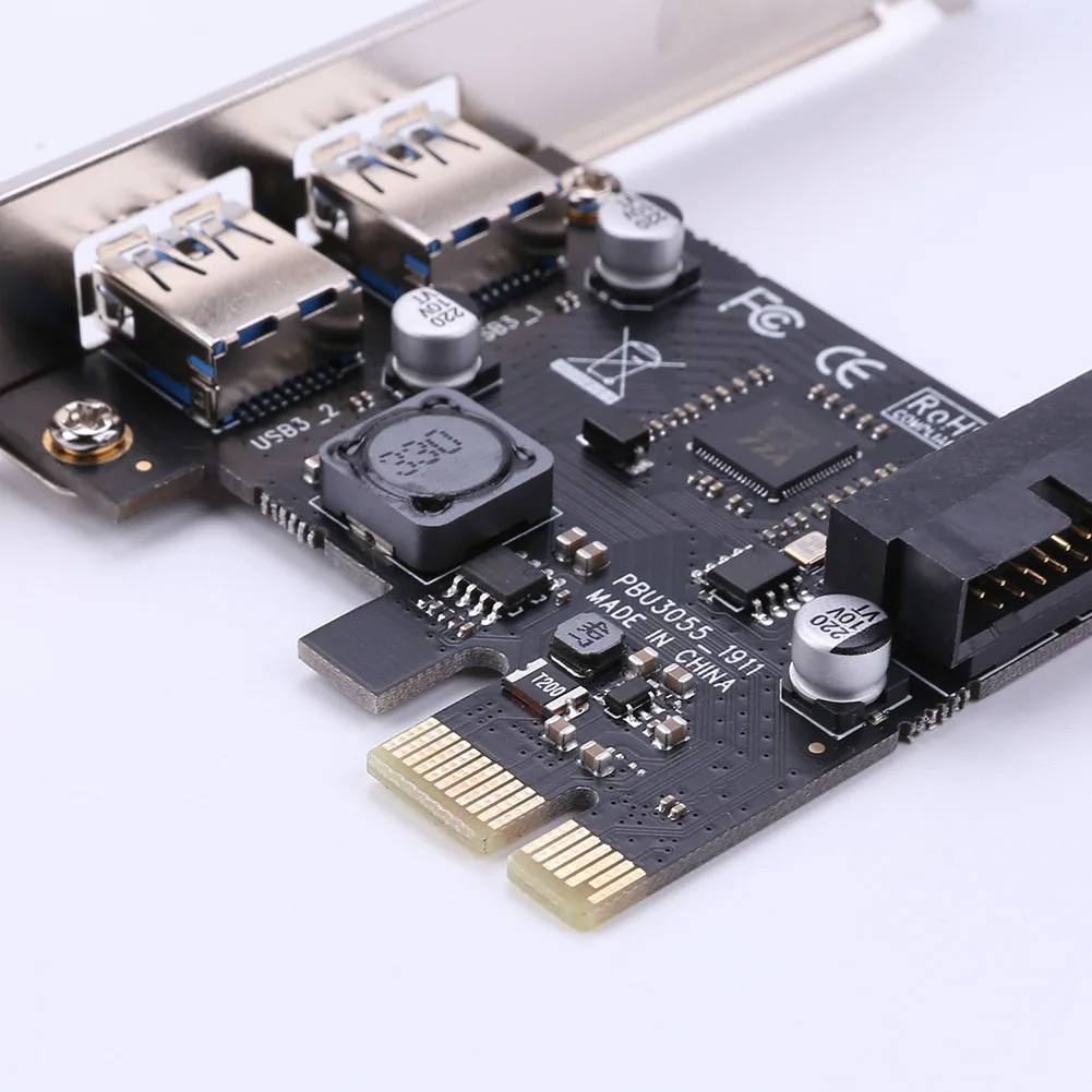 SSU 2 Port USB 3.0 PCI-e x1 Expansion Card PCI Express Adapter for Desktop
SSU 2 Port USB 3.0 PCI-e x1 Expansion Card PCI Express Adapter for Desktop