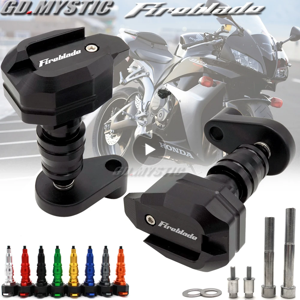 Защитный слайдер рамы для HONDA CBR1000RR Fireblade 2004-2007, аксессуары для мотоциклов, Шпульки, защита от падения, CBR 1000
Защитный слайдер рамы для HONDA CBR1000RR Fireblade 2004-2007, аксессуары для мотоциклов, Шпульки, защита от падения, CBR 1000