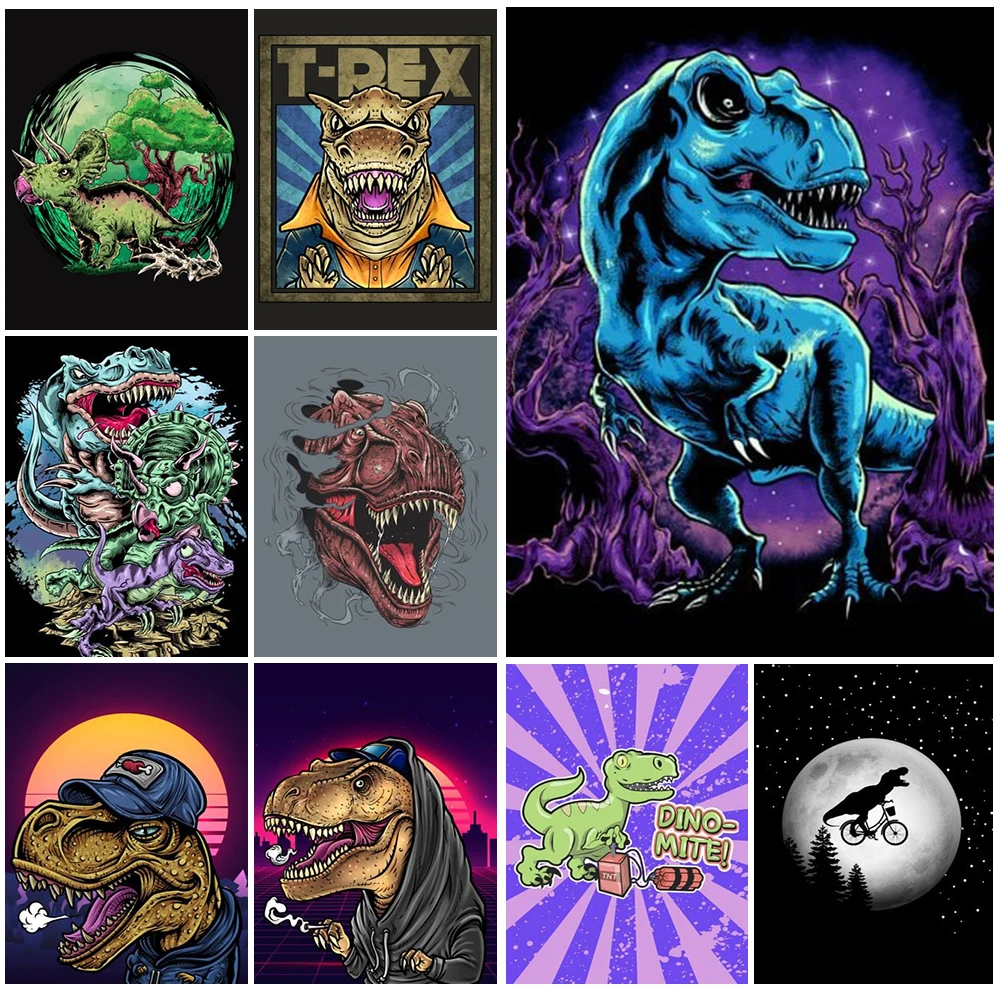 Jurassic Dinos Posters Color Cartoon Dinosaur Nordic Poster Wall Pictures For Living Room Wall Art Canvas Painting Unframed
Jurassic Dinos Posters Color Cartoon Dinosaur Nordic Poster Wall Pictures For Living Room Wall Art Canvas Painting Unframed