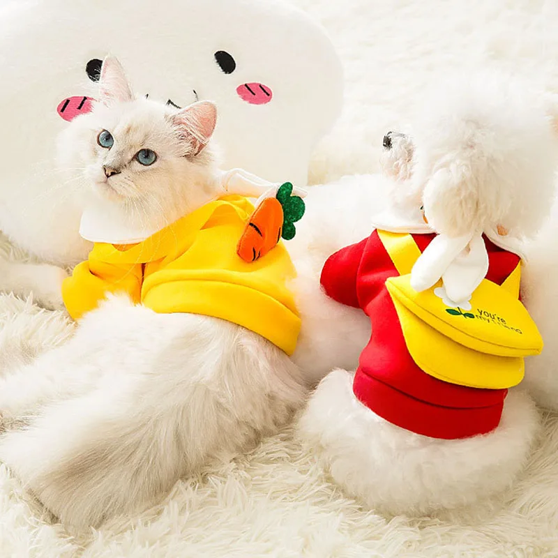 Cute Cartoon Cat Dog Hoodies Cotton Dog Clothes For Small Dogs Two-legged Makeover For Chihuahua Teddy Spring Autumn Dog Sweater
Cute Cartoon Cat Dog Hoodies Cotton Dog Clothes For Small Dogs Two-legged Makeover For Chihuahua Teddy Spring Autumn Dog Sweater