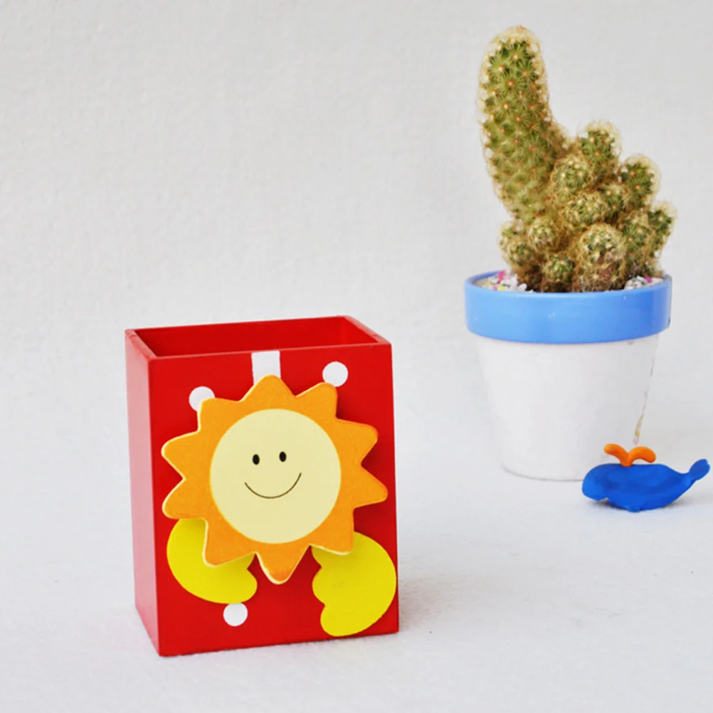 Cartoon Desktop Pen Pencil Holder Stationery Organizer for Home Office School Use (Red Sun)
Cartoon Desktop Pen Pencil Holder Stationery Organizer for Home Office School Use (Red Sun)