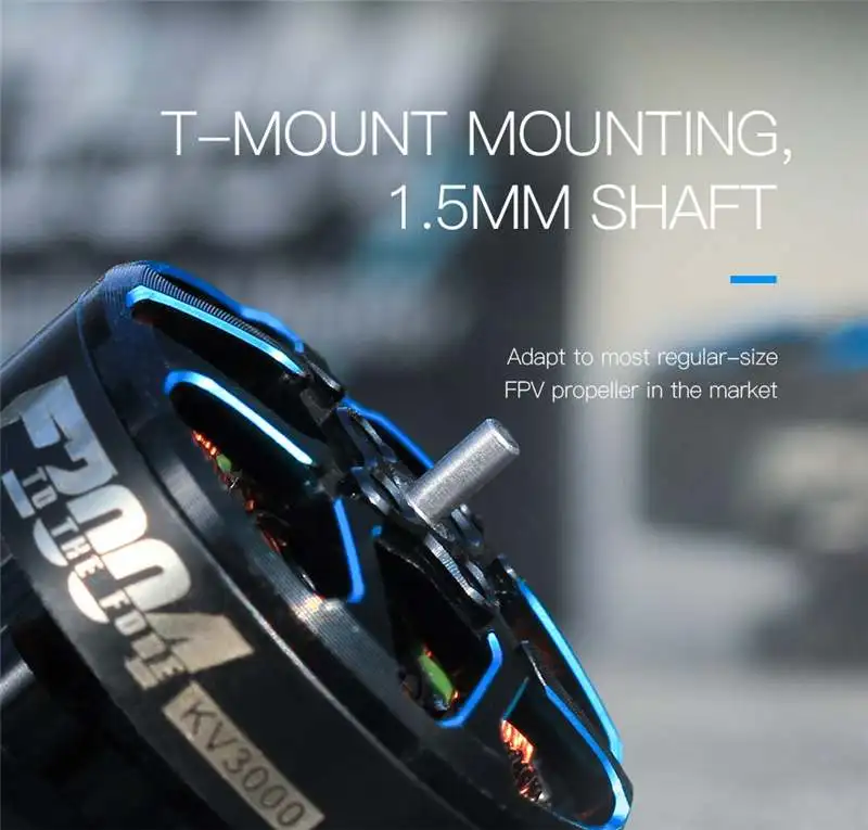 T-Motor F2004 2004 1700KV 6S / 3000KV 4-5S Long Range 1.5mm Shaft Brushless Motor for 3-5 Inch Drone FPV Racing Quadcopter
T-Motor F2004 2004 1700KV 6S / 3000KV 4-5S Long Range 1.5mm Shaft Brushless Motor for 3-5 Inch Drone FPV Racing Quadcopter