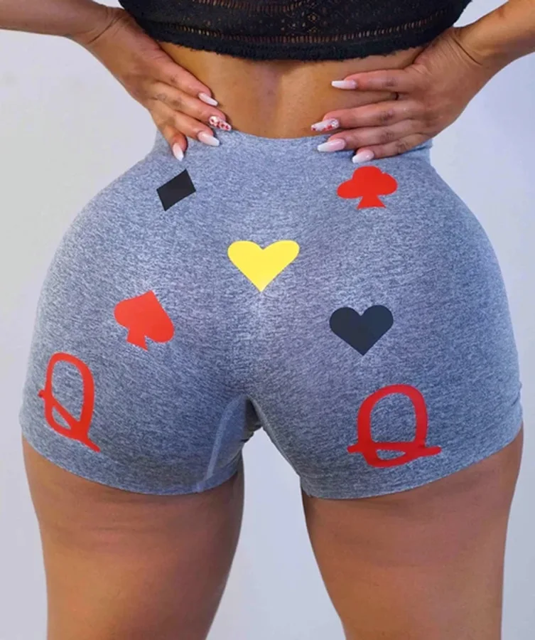 New Tight Poker Print Sexy Shorts Women 2021 Summer Harajuku Outsport Solid Color Slim Clothes Streetwear Joggers Mujer
New Tight Poker Print Sexy Shorts Women 2021 Summer Harajuku Outsport Solid Color Slim Clothes Streetwear Joggers Mujer