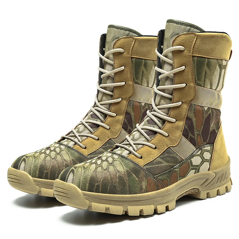 Four Seasons Men's Plus Size Outdoor Battlefield Training Military Boots Camouflage High-Quality High-Top Non-Slip Combat Shoes
Four Seasons Men's Plus Size Outdoor Battlefield Training Military Boots Camouflage High-Quality High-Top Non-Slip Combat Shoes