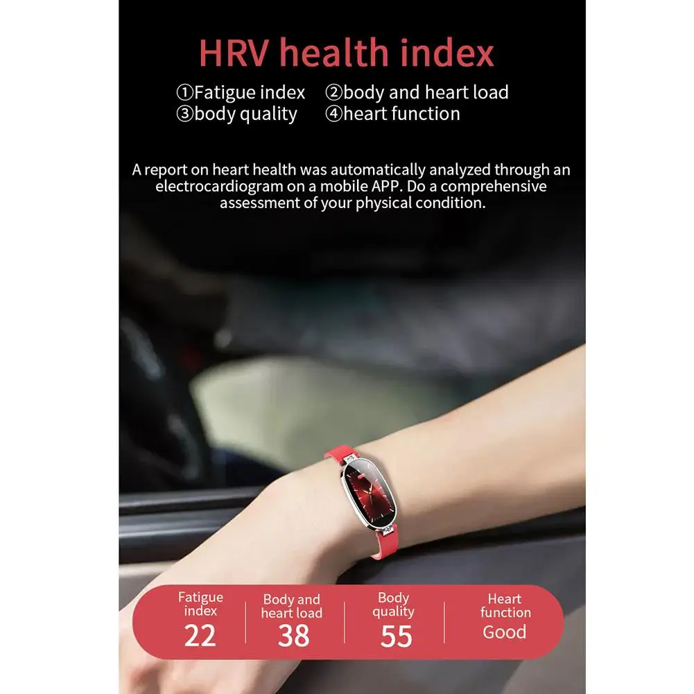 B79 ECG Smart Bracelet Fitness Tracker Female PPG Blood Pressure Call Reminder Color Screen Health Waterproof Bluetooth Watch
B79 ECG Smart Bracelet Fitness Tracker Female PPG Blood Pressure Call Reminder Color Screen Health Waterproof Bluetooth Watch