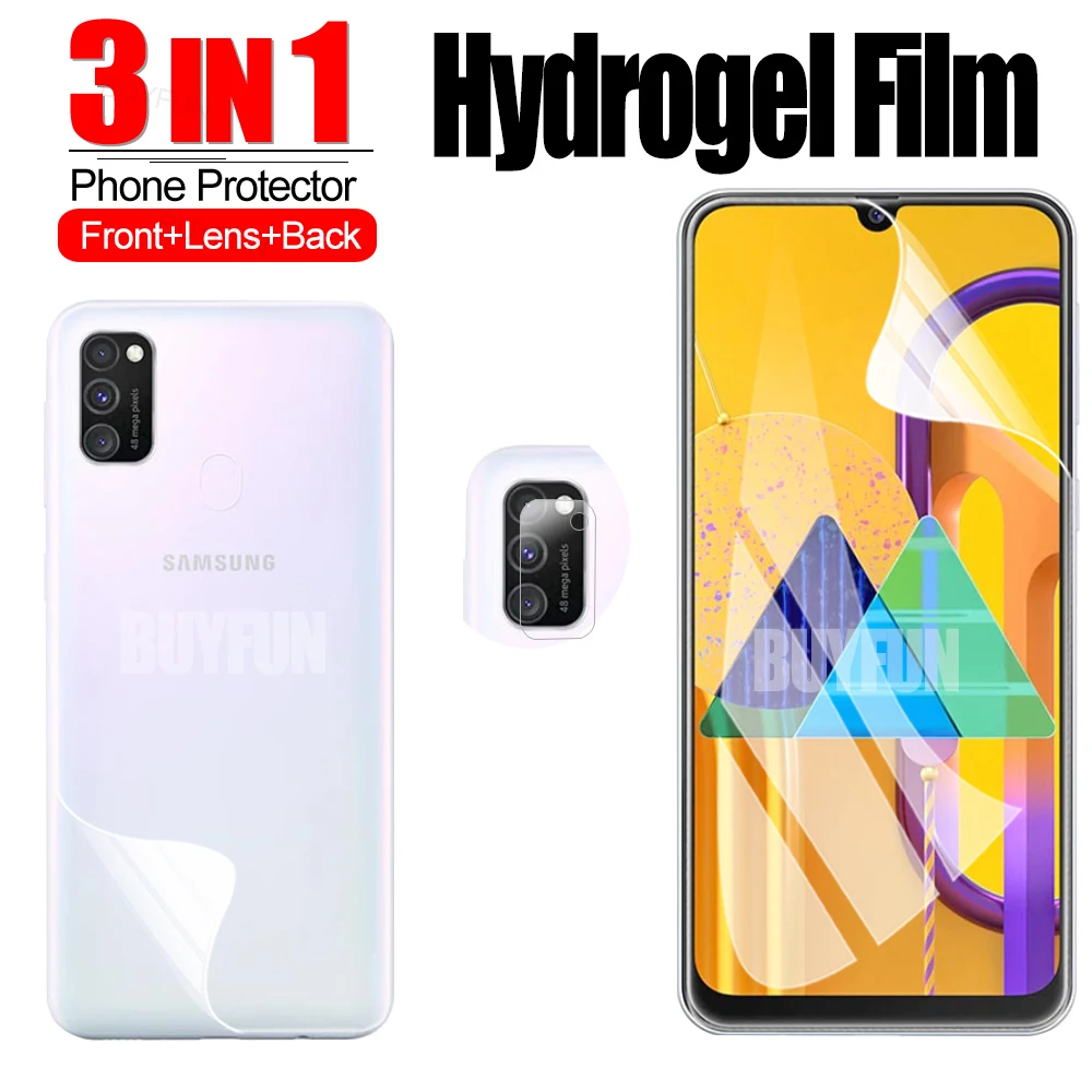 3-in-1 Hydrogel Film For Samsung Galaxy M30S Screen Protector Camera Protective Glass For samsung m31 m21 m51 screen Lens film
3-in-1 Hydrogel Film For Samsung Galaxy M30S Screen Protector Camera Protective Glass For samsung m31 m21 m51 screen Lens film