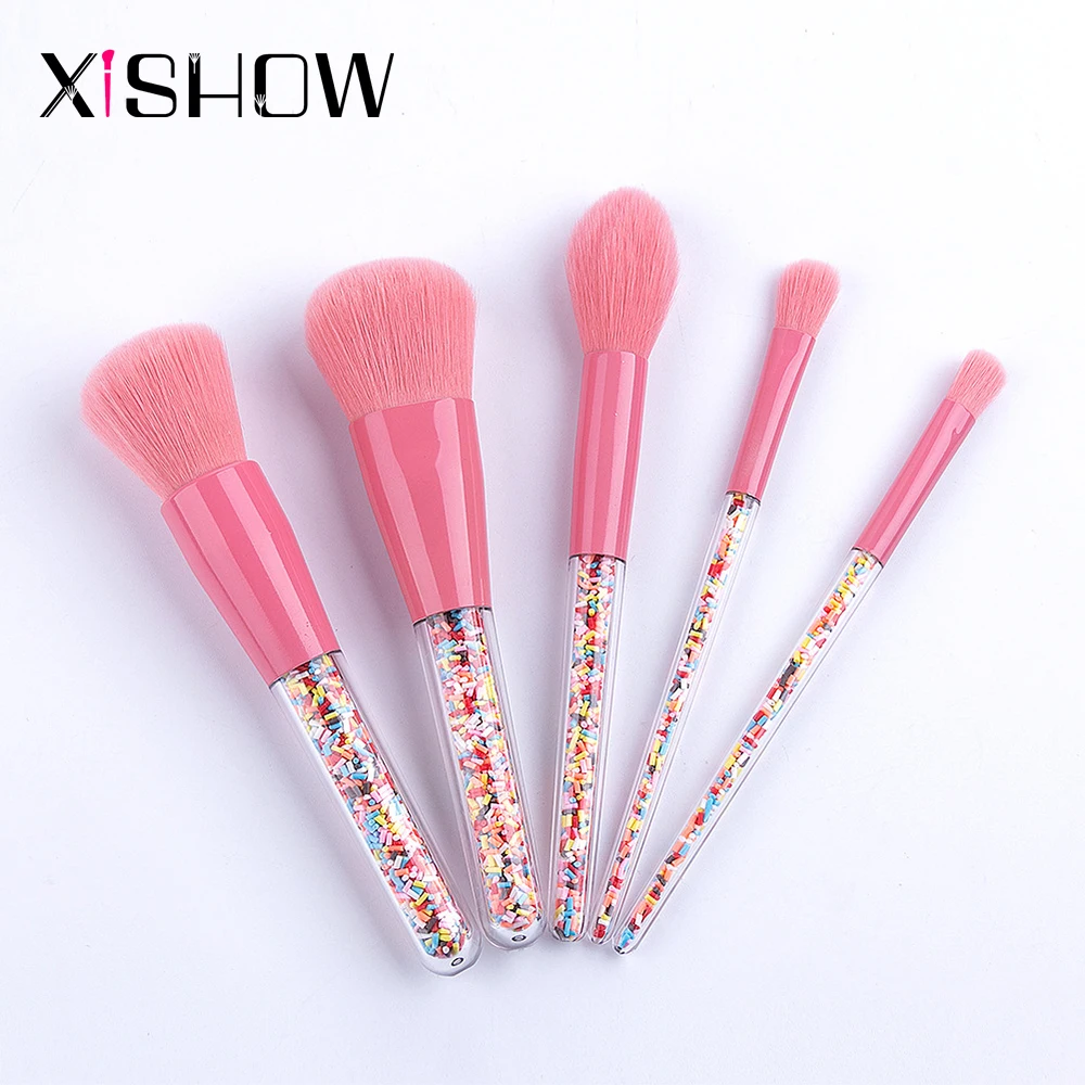 XISHOW Makeup Brushes Cosmetics for Face Candy Makeup Brush Set Colorful Granule Transparent Handle Highlighter Eyeshadow Brush
XISHOW Makeup Brushes Cosmetics for Face Candy Makeup Brush Set Colorful Granule Transparent Handle Highlighter Eyeshadow Brush